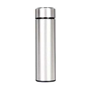 Insulated Smart Water Bottle: Keep Drinks Hot/Cold, LCD Temp Display